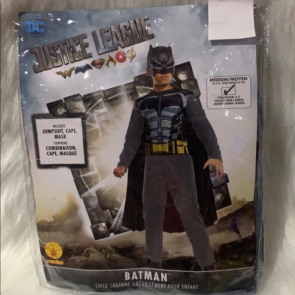 New Rubies Batman Kids Halloween Costume M 8
